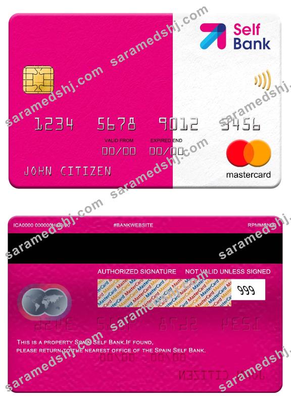 Spain Self Bank mastercard